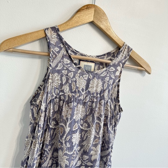 Alicia Bell tunic mini dress floral print sheer purple silk blend, Childrens 10 - Picture 3 of 11